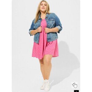 Torrid Denim Trucker Jacket NWT Size 0